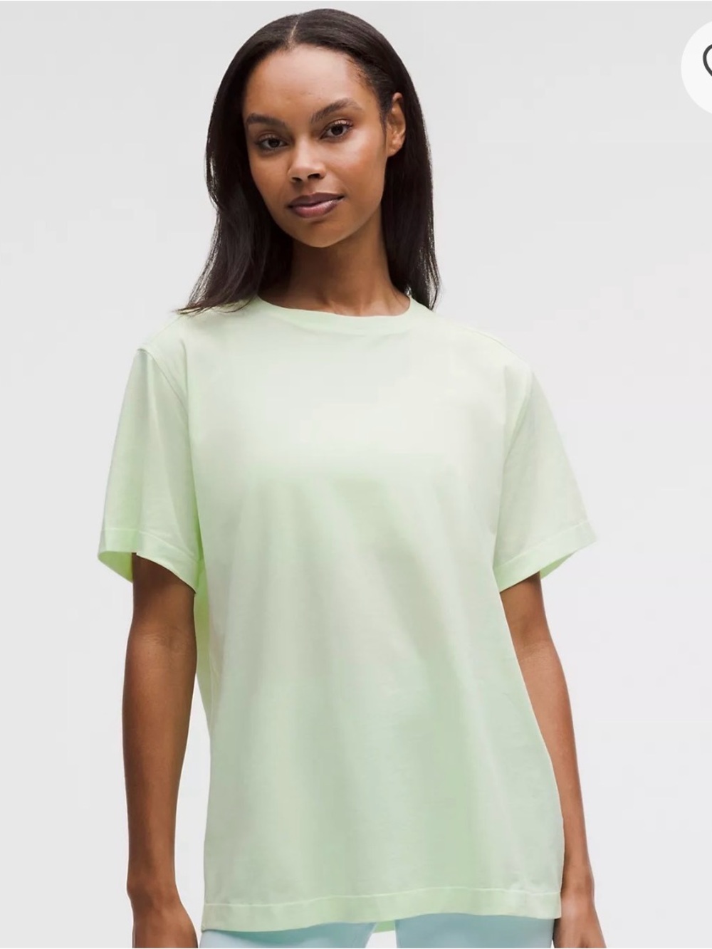 Lululemon All Yours Organic Cotton Crewneck T-Shirt, Medium, Color Macha Magic